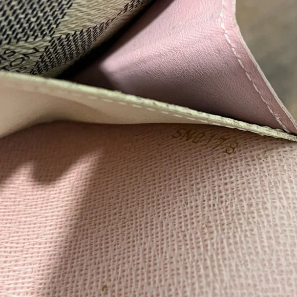Louis Vuitton Damier Azur Emilie Wallet w/ Pink/Green! - Picture 11 of 11
